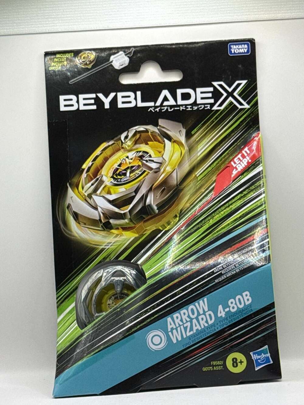 Hasbro Beyblade X Arrow Wizard 4-80B Starter Pack